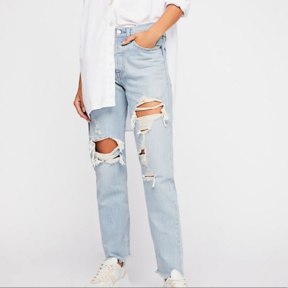 Levi’s Wedgie Icon High-Rise Jeans Distressed - Picture 2 of 6